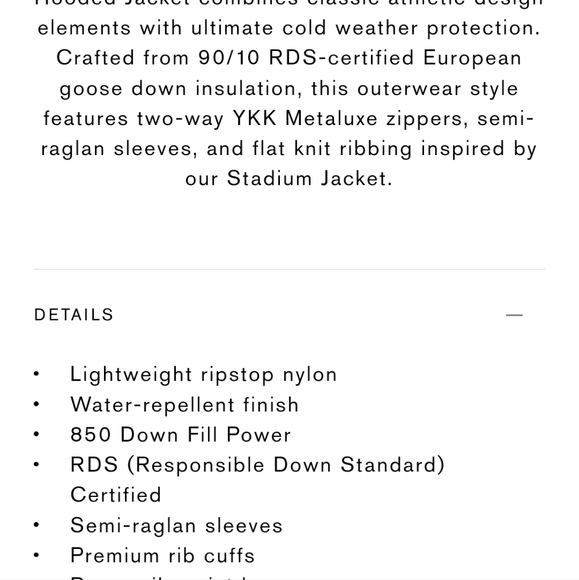 Reigning Champ puffer jacket - Picture 4 of 5